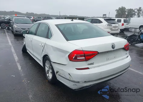 2016 Volkswagen Passat 1.8T S from USA, damaged, VIN 1VWAT7A34GC062813